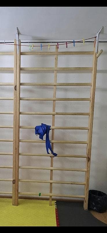 Taxta İsveç divar (ladder) – idman və reabilitasiya üçün - Material — 1
