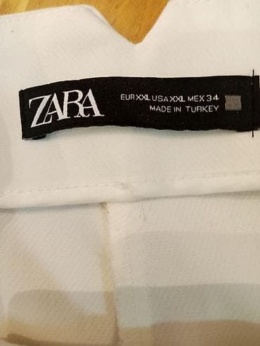 zara bot: Şalvar, Zara, 2XL, rəng - Ağ — 1