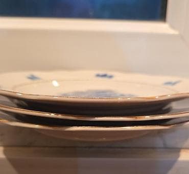 Boşqablar, rəng - Ağ, Farfor, SSRİ — 2