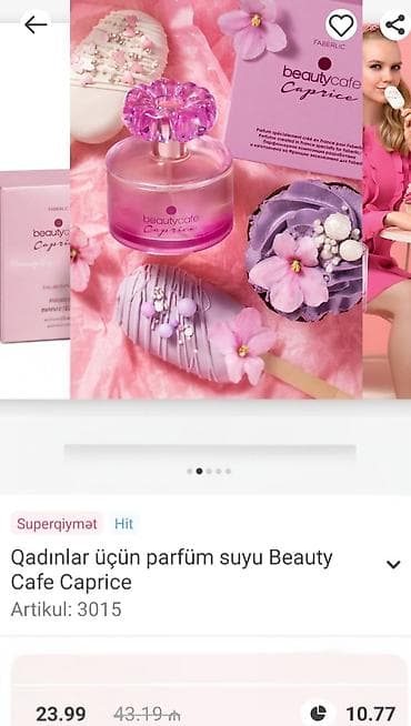 la rive parfüm: Qadınlar üçün parfum suyu – Beauty Cafe Caprice Artikul: 3015 — 1