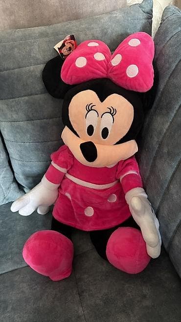 kassa oyuncaq: Böyük ölçülü yumşaq oyuncaqlı Minnie Mouse kuklası - Material: yumşaq — 1
