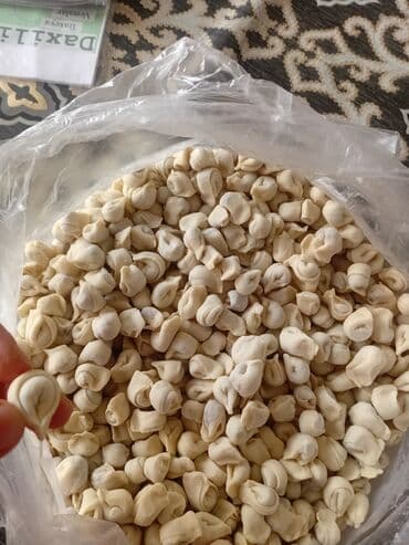 Məhsul: Dondurulmuş çıraq-şəkilli xəngəl/mantı Təsvir: - Xəmiri nazik