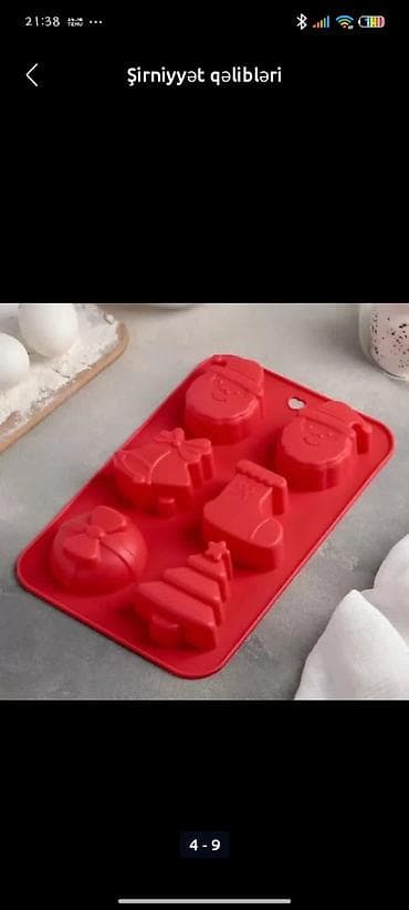 polimer gil satisi: Şirniyyət qəlibləri — 2