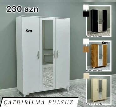 прихожая мебель: *Yataq otağı dəsti*. Sifarişlə hazırlanır *qiymət 690 azn* Rəng — 3