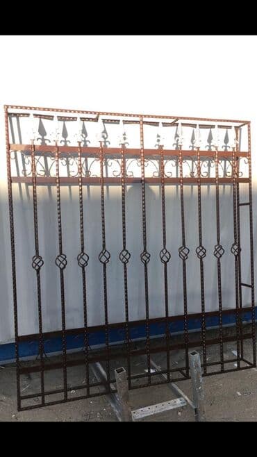 aluminium qapi pencere qiymetleri: Demir barmagliglar Məhəccərlər Raşotkalar Istenilen formanin — 6