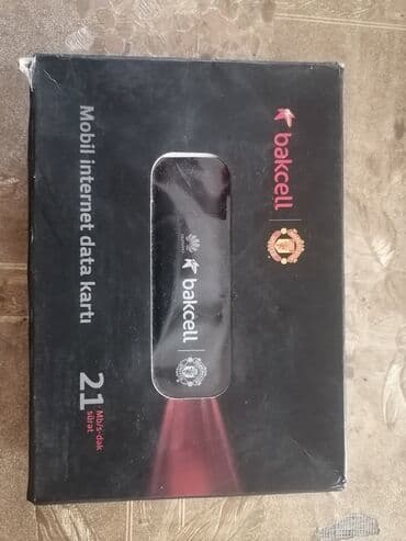 Bakcell Sür@ mobil internet data kartı (USB modem) - Brend: Huawei