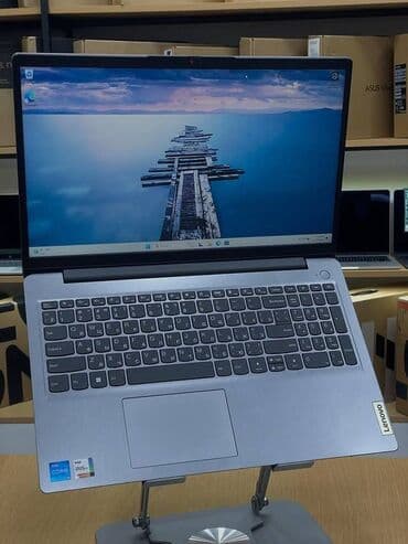 Lenovo noutbuk - Ekran: 15.6" geniş ekran, nazik çərçivə - Prosessor