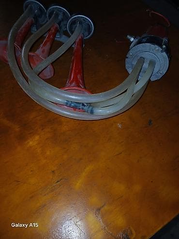 ikinci el redmi not 10 s: SEGER markalı pnevmatik siqnal dəsti - 4 ədəd qırmızı truba — 2