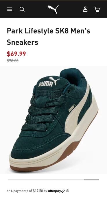 Səndəl və şəp-şüplər: Məhsul: PUMA Park Lifestyle SK8 SD kişi idman ayaqqabısı Amerikadan — 2