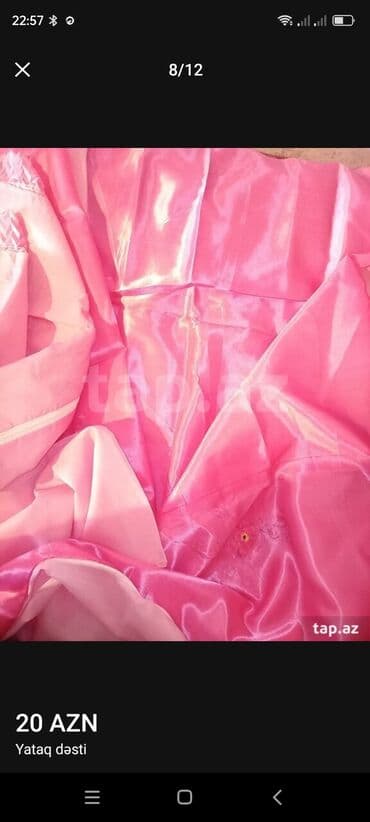 yastiq uzu: Yataq üçün Yeni rəng - Çəhrayı Yataq örtüyü, Pulsuz çatdırılma — 4