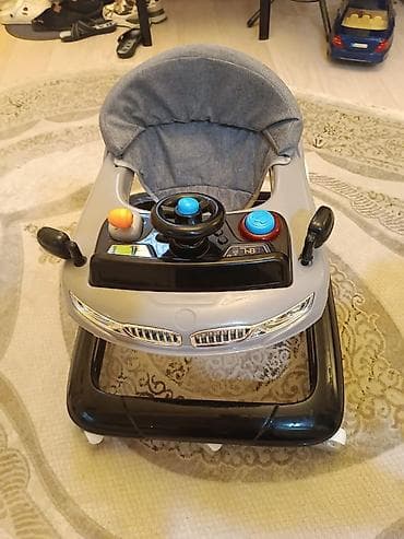 oyuncaq rol: Детские ходунки. Мягкое и моющееся тканевое сиденье. Регулируемая по — 1