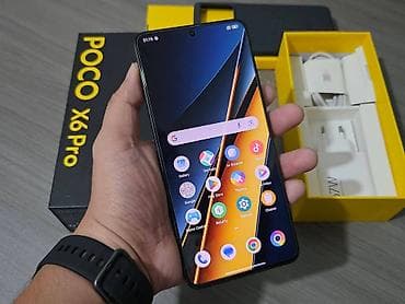 poco f6 pro: Poco X6 Pro 5G, 512 GB, rəng - Qara, Sensor — 1
