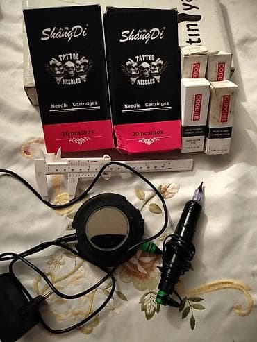 Tatu avadanlığı dəsti - Rotary tipli tatu qələm maşın: yüngül və