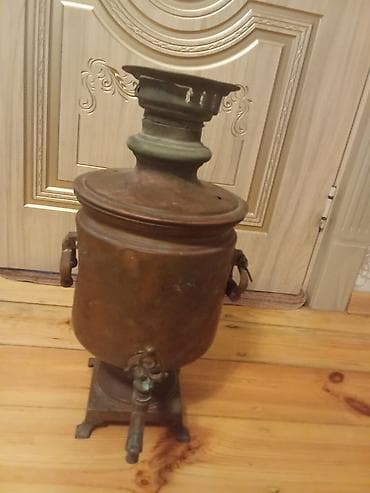 kömür samovar: Qədim samovar, 1870 il, Mis — 1