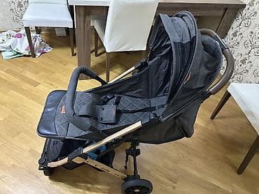 Kidilo uşaq arabası - Tip: 4 təkərli yüngül “stroller” - Rəng: tünd — 6