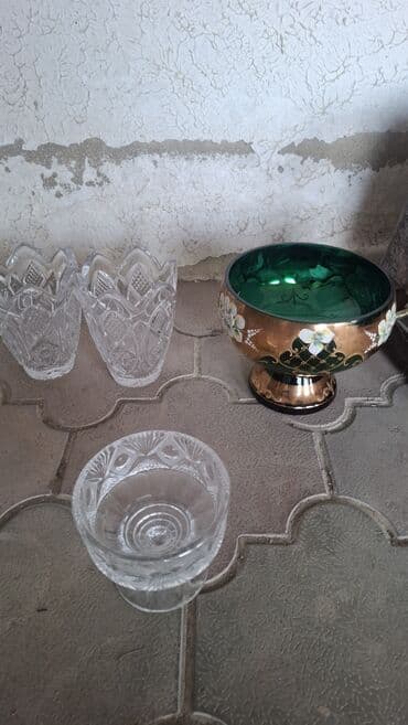 ВАЗ (ЛАДА): Şüşə/kristal qab dəsti - 2 ədəd ayaqlı deserte qabı (kupa tipli) — 3