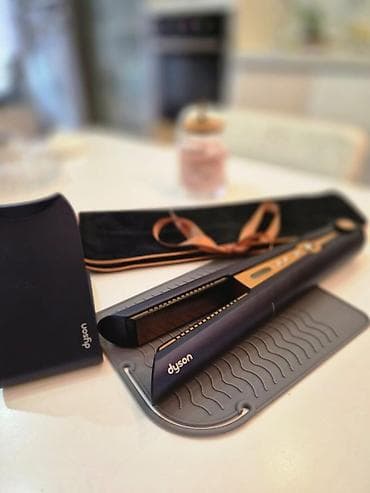 dyson utu fen: Dyson Corrale saç ütüsü – Mis/qızılı detallı, tünd göy rəng. Təzə — 4