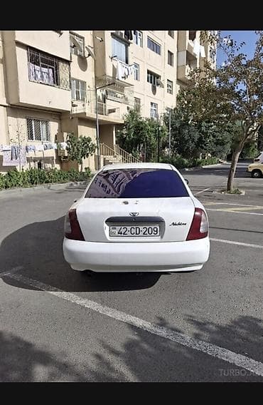 avtomobil örtükləri: Daewoo Nubira sedan – . Tecili. son qiymetdi . ağ rəng Texniki — 2