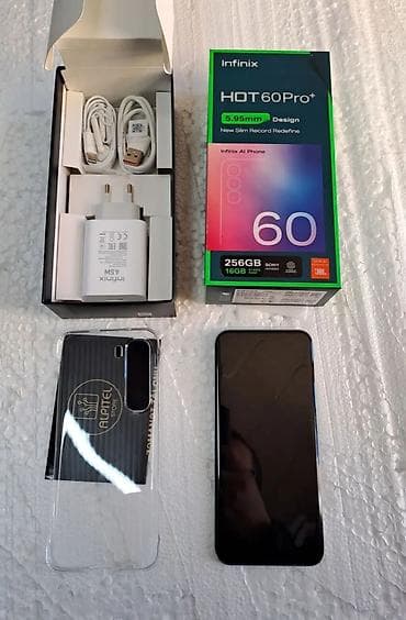 modem tp link: Infinix Hot 60 Pro+, 256 GB, rəng - Gümüşü, Sensor — 4