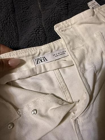 sortlar: Şort, Zara, S, rəng - Ağ — 2