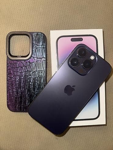 IPhone 14 Pro, Deep Purple, Face ID lalafo.az -da IPhone 14 Pro, Deep Purple, Face ID