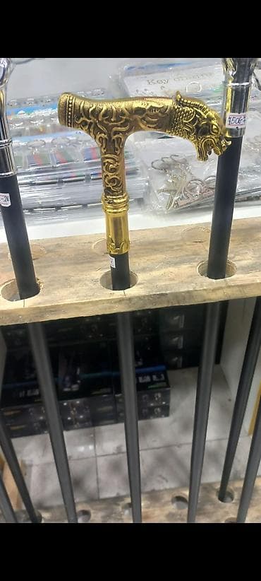 Yerimək üçün arabalar, çəliklər, əsalar, rollatorlar: Tematik dəstək əsaları – dekorativ qolbaqlı gəzinti çubuqları Məhsul — 6