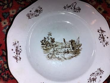 Nahar dəsti, Farfor