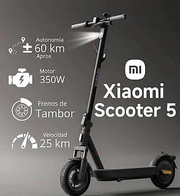 Xiaomi Scooter 5 elektrik skuter - Mühərrik gücü: 350W — sürətli və — 3