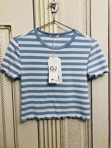 şort: Məhsul: GJ Gloria Jeans qadın T‑shirt - Model: qısaqlanmış (crop) — 2