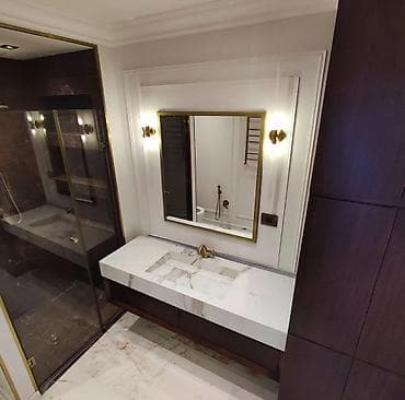 Sifarişlə ev mebeli: Düz dolab, Hamam üçün, Açılan, Korpuslu — 2