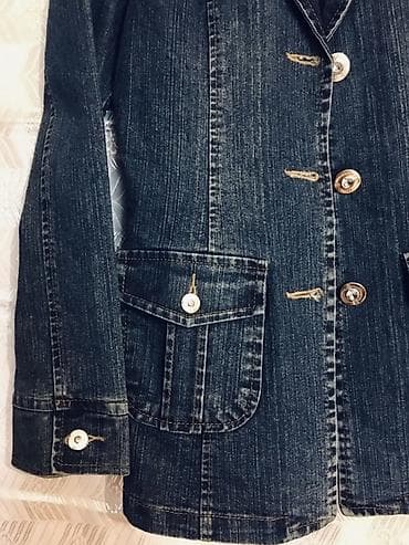 jordan jaket: Cins Pəncək - Qadınlar üçün. - Material: sıx denim (cins parça) — 4