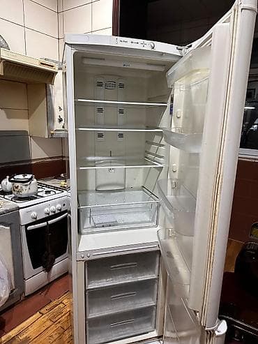 souducu: İşlənmiş 2 qapılı Indesit Soyuducu Satılır, rəng - Ağ — 2