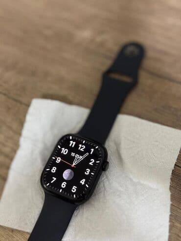 Smart saat, Apple, Sensor ekran, rəng - Qara