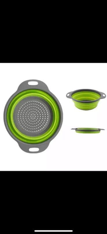 selekon: Açılıb yığılan selekon ve akril plastik süzgec Qaynar suya davamlı — 2