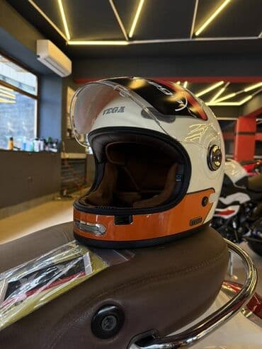 jiquli matoru: Vega markası Cafe racer dəbilqə, M ölçüdür, yenidir, istifadə — 5