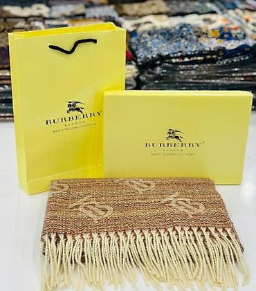 hicab geyimler: Kolleksiya: Klassik loqolu toxunma şərflər - Material: Yumşaq — 5