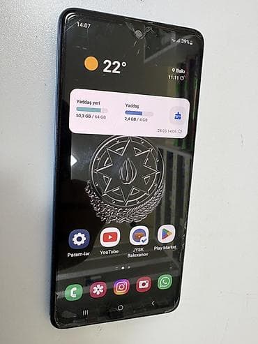 Samsung Galaxy A51, 64 GB, rəng - Mavi, Barmaq izi — 1