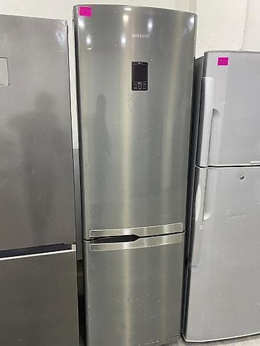 panasonic mikrodalgali soba: 2 qapılı Samsung Soyuducu Satılır, rəng - Gümüşü — 1