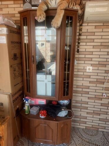 suse vitrinler: Şüşəli dolab vitrini — 1