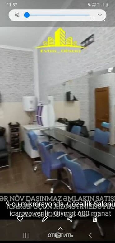 dirnaq salonu: Tam Hazir Her bir seraiti olan gozelik salonu Isini bilen xanim — 5