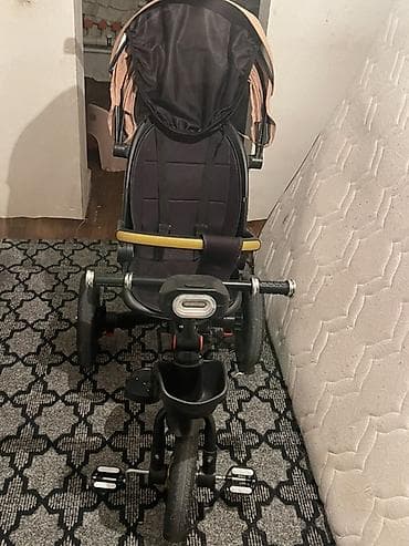 oyuncaq ekskavatorlar: Uşaq üçün 3 təkərli velosiped-araba (transformer) - 2-si arxada, 1-i — 6