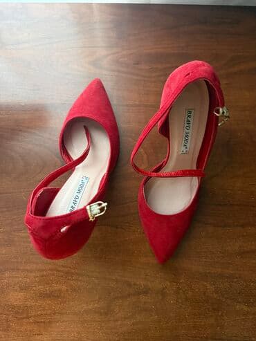 mimy ortopedik ayakkabı: Tuflilər, Ölçü: 40, rəng - Qırmızı, Yeni — 3