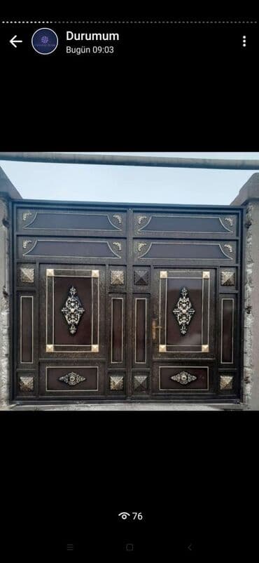 dəmir profil: Dəmir darvazalar, ikilik list,17 profillə yığılan keyfiyyətli nağd və — 24