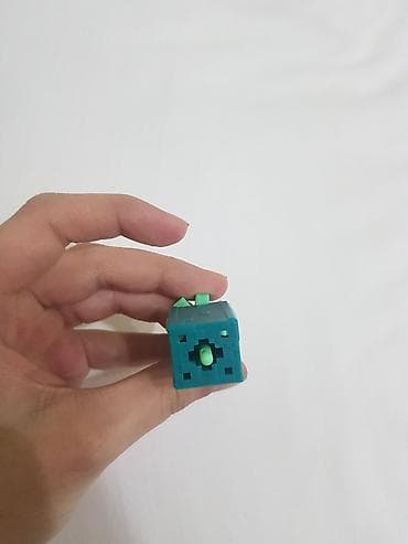 kinder minecraft: MC kinderjoy Glow Squid figure - Minecraft kinderjoy figure — 3