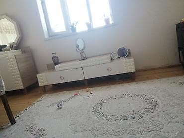 komodlar: Ağ rəngdə, müasir dizaynlı TV altlığı - Material: laminat/MDFlam — 1