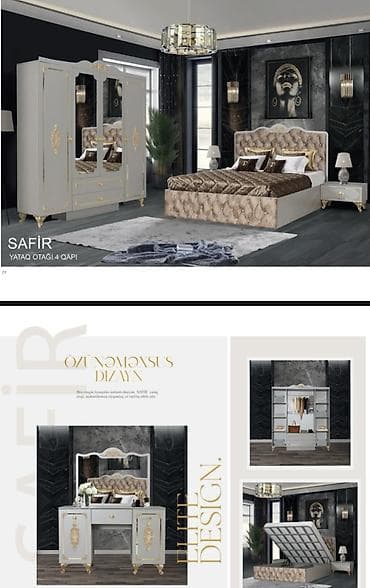 Yataq otağı dəstləri: İkinəfərlik çarpayı, Termo, Dolab, Tumba, Yeni — 1