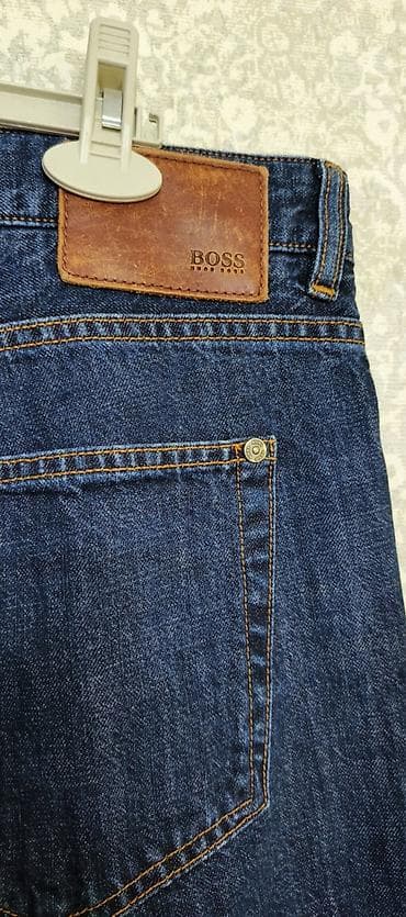 Мужская одежда: Мужские джинсы, Hugo Boss, 2XL — 7