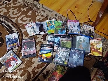 plestesn 5: Sony PlayStation 2 Slim (PS2) oyun konsolu işlək vəziyyətdə iki — 3