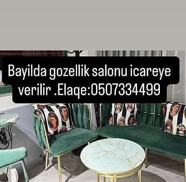 Bayıl ərazisində gözəllik salonu icarəyə verilir. - Zövqlü interyer