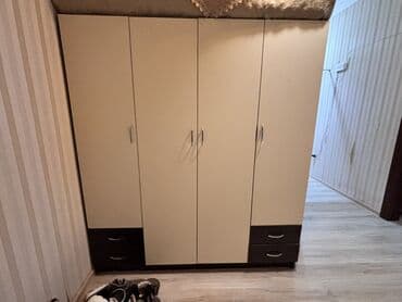 шкаф для обуви: Б/у, Распашной, 4 двери Прямой шкаф, Гардеробный шкаф — 1